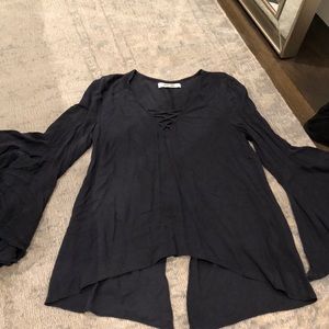 Bell-sleeve Top